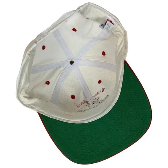 Kaminski Meats Chicago IL Embroidered Hat Cap Pig White Red Snapback KC Caps - Picture 6 of 8